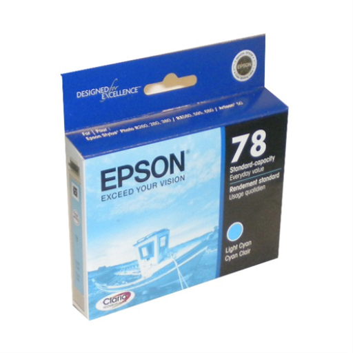 T078520S Epson 78 Light Cyan Original Ink Cartridge