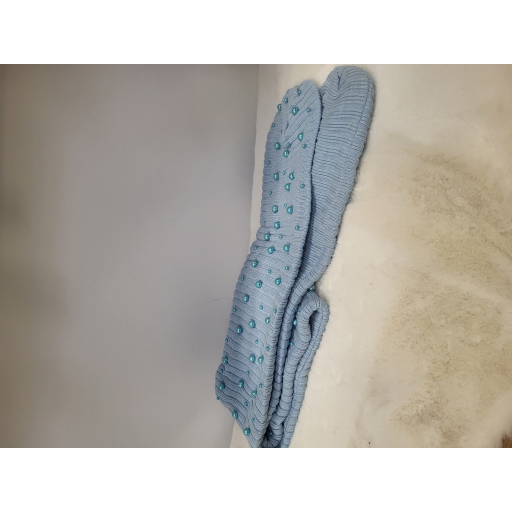 Foulard Long Doubl? avec Perles - Sans Pompon