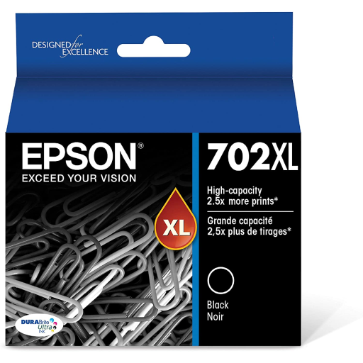 T702XL120-S Epson T702 HC Black Original Ink Cartridge