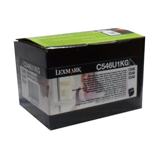 Lexmark C/X 546,548 Black Return Program 8K Toner Cartridge