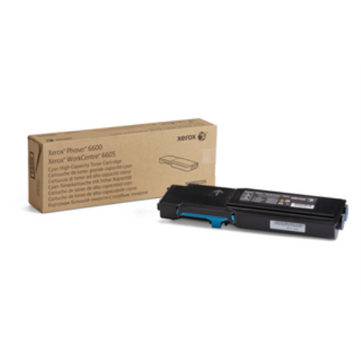 106R02225 Phaser 6600/WorkCentre 6605, High Capacity Cyan Toner Cartridge