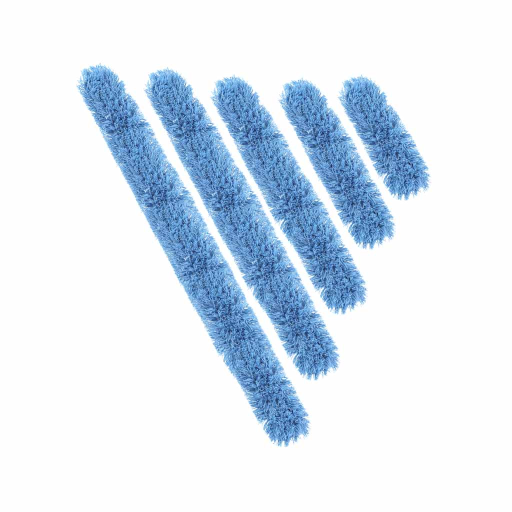 Q-Stat®Electrostatic Dust Mop 48"x5" Blue Tie-On
