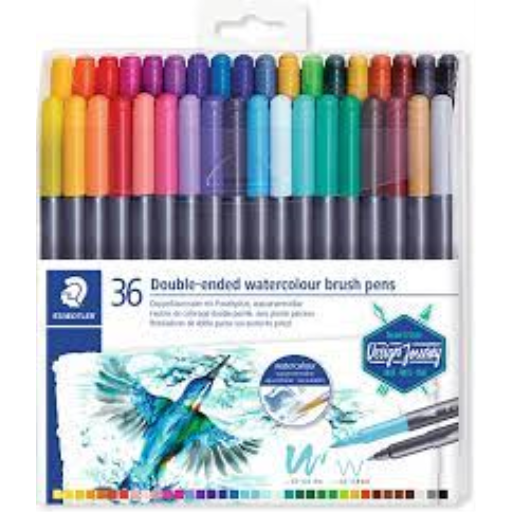 STAEDTLER Double-Ended Watercolour Brush Pen