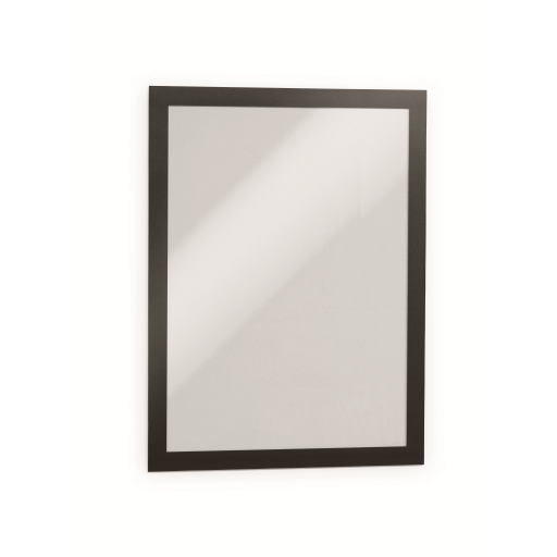 DURABLE Self-Adhesive Magnetic DURAFRAME Document Sign Holder, Letter-Size 8-1/2" x 11", Black, 2 Pack (476801)