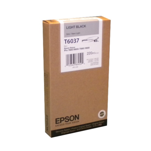T603700 EPSON ULTRACHROME LIGHT BLACK K3 FOR STYLUS PRO 7800
