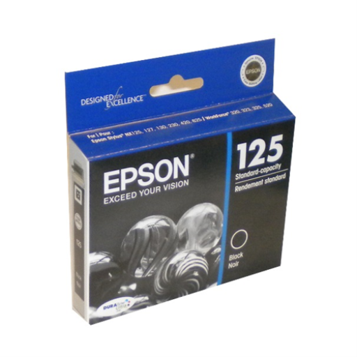 T125120S Epson 125 Black Original Ink Cartridge