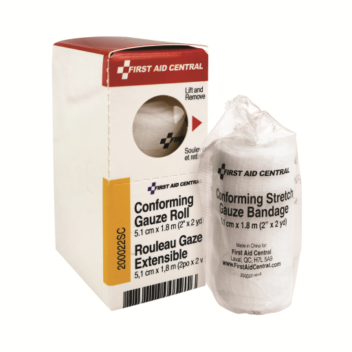 Conforming Stretch Gauze Bandage, 5.1 cm x 1.8 m (2" x 2yd), 1/box