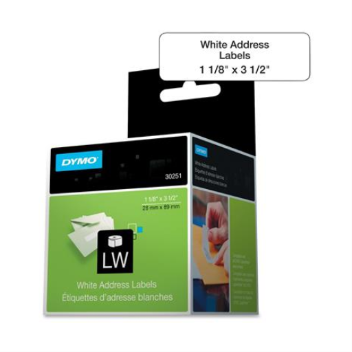 LabelWriterAdrs 1-1/8x3.5"2rls/bx