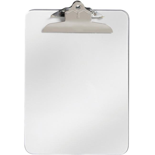 Letter Size ? 9" x 12" - Clear - 6" Spring Clip /
Format lettre ? 9 po x 12 po - Transparente ? pince ? ressort 6 po