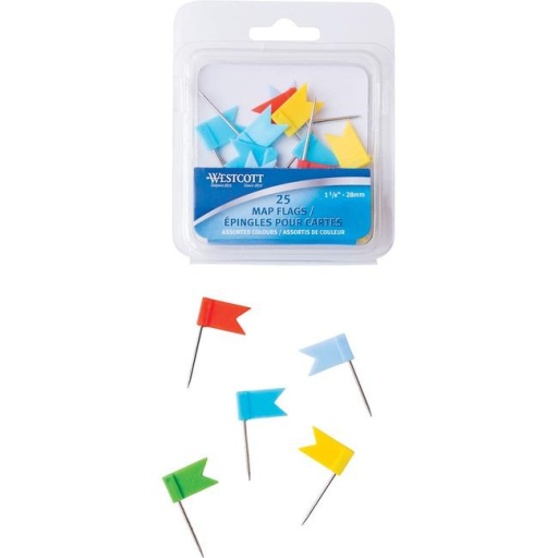 Assorted Colours, 25/Clamshell /
Couleurs assorties ? 25 par emballage coquille