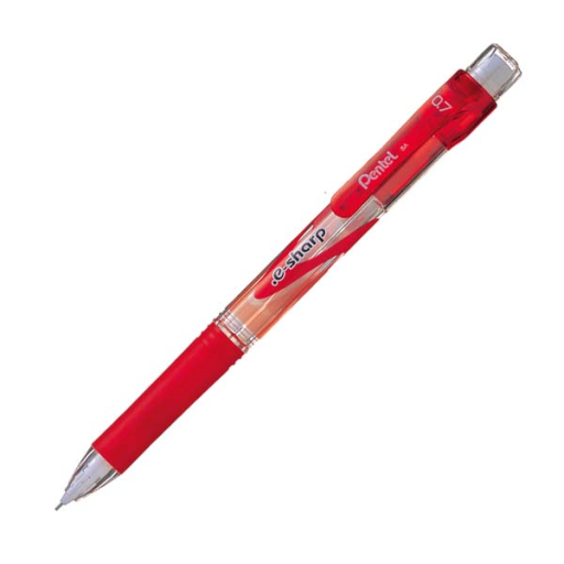 .E-Sharp Mechanical Pencil (0.7mm), Red Accents