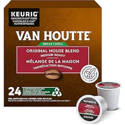COFFEE-K CUP VAN HOUTTE ORIGINAL HOUSE DECAF 24/BX-34717 24/BX