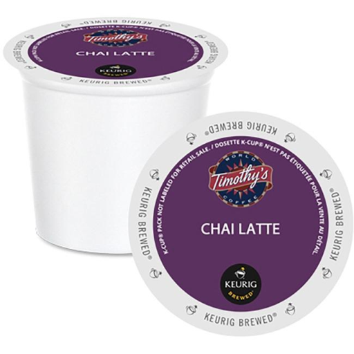 TEA-K CUP TIMOTHY'S CHAI LATTE (10817) 24/BX