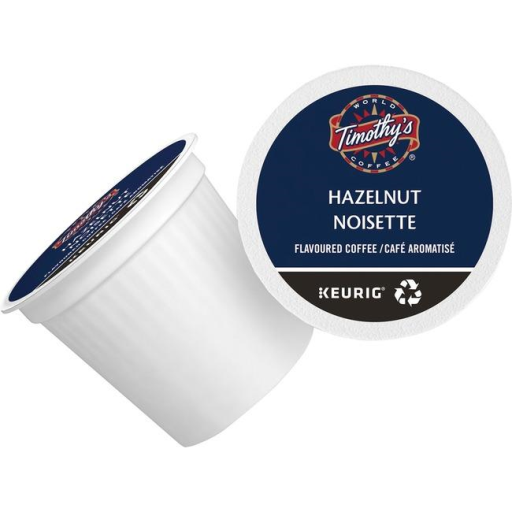 COFFEE-K CUP TIMOTHY'S HAZELNUT-06784 24/BX