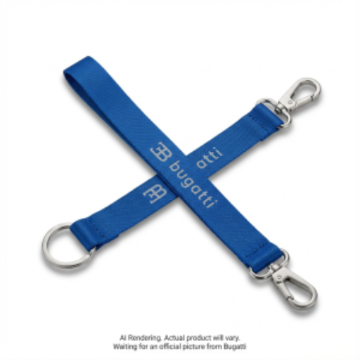 Downtown Essentials Key Chain - Alloy Zinc Aluminium Buckle TAC2633BU-BLUE