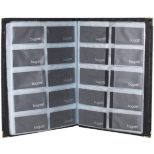 Bugatti Business Card Holder Synthetic Leather