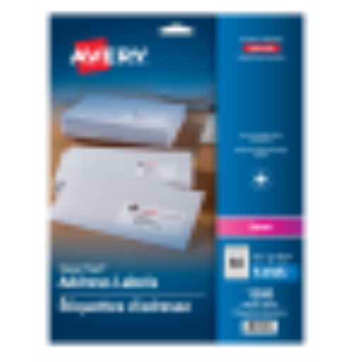 5195 WHITE, EASY PEEL, 1 3/4" X 2/3", PERMANENT, LARGER RET