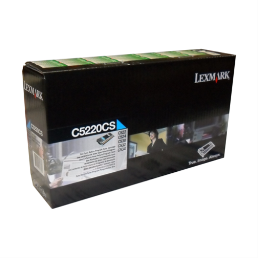 Lexmark C522,524,530,532,534 Cyan Return Program 3K Toner Cartridge