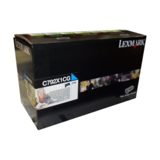 Lexmark C/X792 Cyan Return Program 20K Print Cartridge