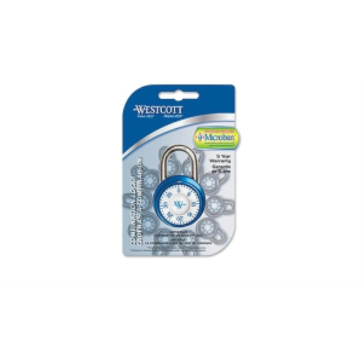 Combination Lock with Antimicrobial Protection - 2 Colours, 48mm/ 1-7/8? /
Cadenas ? combinaison antimicrobien, 2 couleurs, 48mm/1-7/8 po