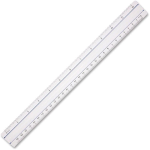 30cm/12" Magnifying Ruler /
R?gle grossissante de 30cm/12 po