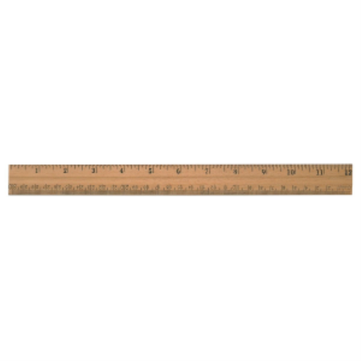 30cm/12" ? Inch/Metric, Plain Edge /
30cm/12 po ? pouces/m?trique ? ar?te ordinaire