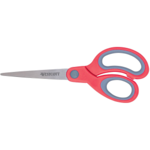 7" Pointed Soft Grip Lefty Scissors /
Ciseaux gauchers pointus ? prise souple 7 po