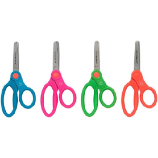 KleenEarth? Antimicrobial Kids Scissors 5" Blunt - Asst. colours /
Ciseaux antimicrobiens KleenEarth? pour enfant, ? bouts ronds de 5 po - couleurs assorties