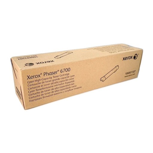 106R01507 Cyan High Capacity Toner Cartridge, Phaser 6700