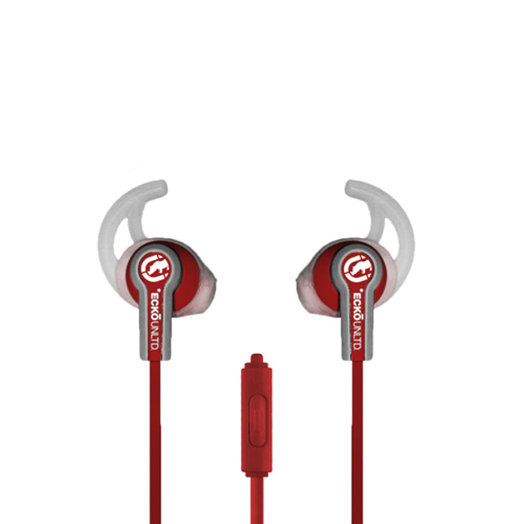 Ecko Fuse Earbuds Sport with Mic & Control Red 3.5mm