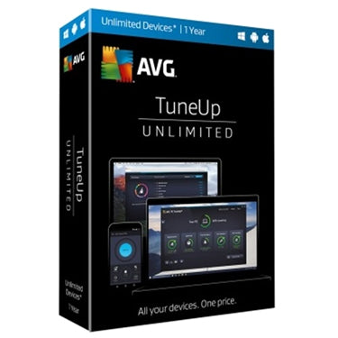 AVG TuneUp Unlimited Devices (10-Device Maximum) 1-Year BIL PC/Mac/Android
