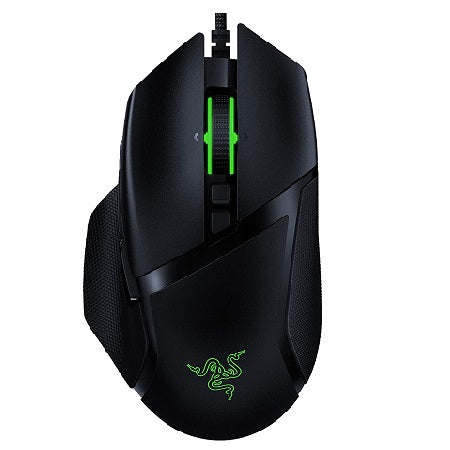 Razer Mouse Wired Basilisk V3 Ergonomic Hypershift 11 Buttons Focus+ Optical Sensor Chroma RGB Black