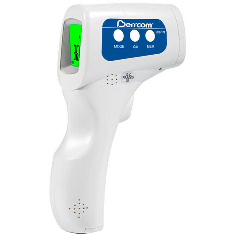 Berrcom Digital Thermometer Infrared No Touch LCD Display No Returns PPE