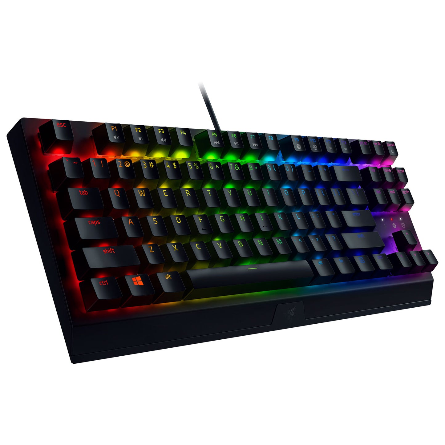 Razer Keyboard Wired BlackWidow V3 Tenkeyless Green Switch Chroma RGB Black