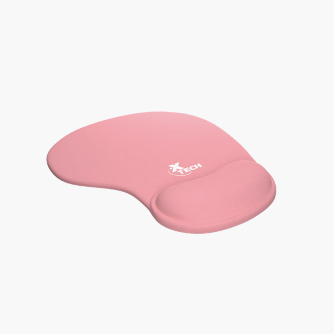 Xtech Mouse Pad Gel with Wrist Support Right Hand - Pink