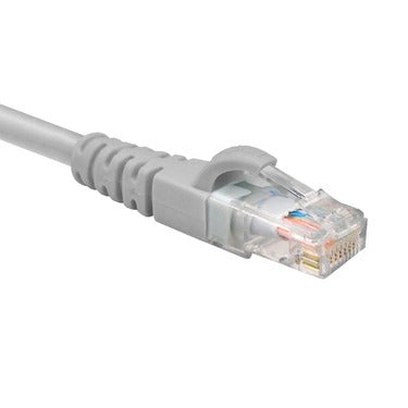 Nexxt Networking Cat6 1ft UTP Gigabit Ethernet Cable 4 Pairs 23AWG CMR UL ETL Verified - Gray