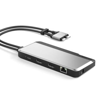 Alogic Docking Station USB-C 10-in-1 Super Dock Dual Monitor 4K Ultra HD