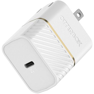 OtterBox Wall Charger 1 Port 20W USB-C Fast Charge Rugged - White