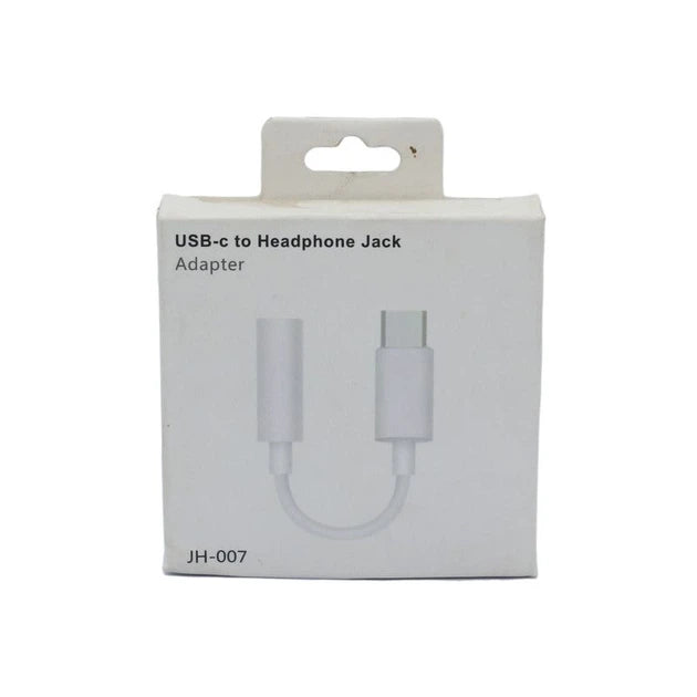 AMPD Adapter Audio USB-C Male to 3.5MM Female - White