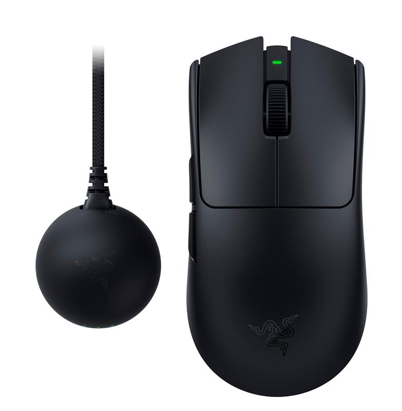 Razer Gaming Mouse Wireless Viper V4 Pro Ultra Lightweight Esports 6 Buttons Focus Pro 50K Optical Sensor HyperSpeed Wireless Gen-2 - Black