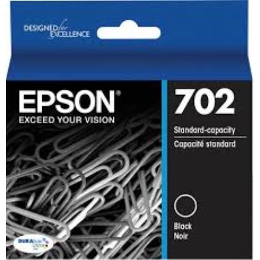 T702120S Epson 702 Black Original Ink Cartridge