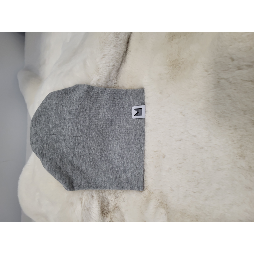 Mpompon Tuque Nouveau-N? Coton Vintage Gris