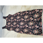Robe Cami R?versible Floral Noir - Noir