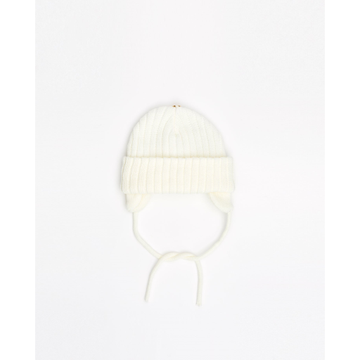 Tuque Enfant Doubl?e avec Cordons - Sans Pompon