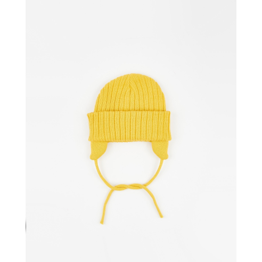 Mpompon Tuque Enfant Doubl?e avec Cordons - Sans
