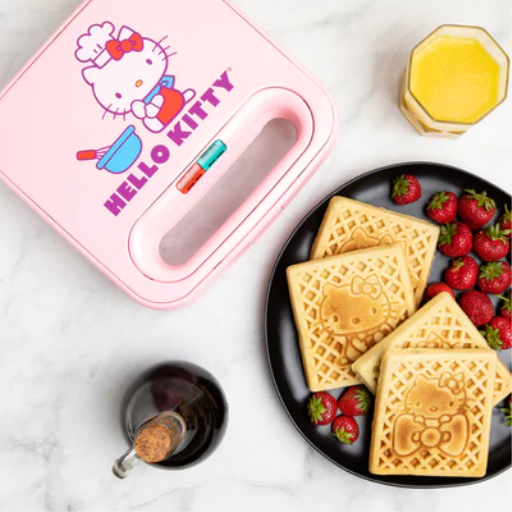 Waffle Maker Double Square Hello Kitty