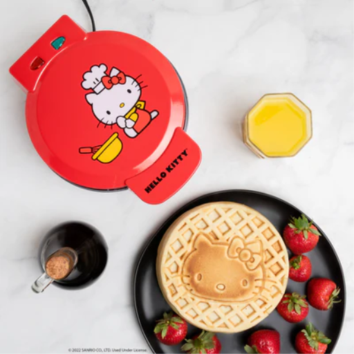 Waffle Maker Hello Kitty Red