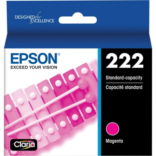 T222320-S Epson T222 Magenta Ink Cartridge, Standard Capacit