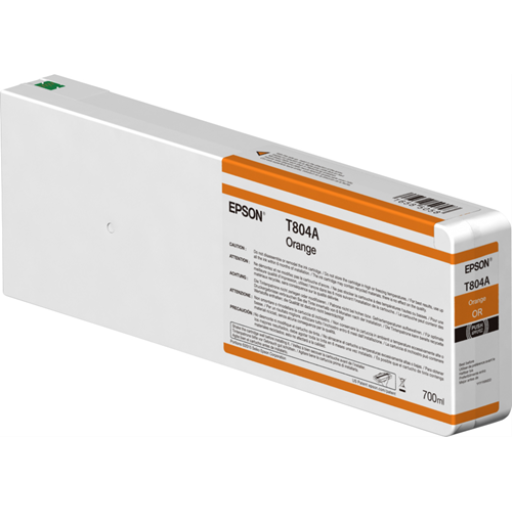 T804A00 Epson UltraChrome HDX Orange Ink 700 ML