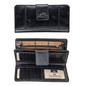 Ladies’ RFID Secure Clutch Wallet Black